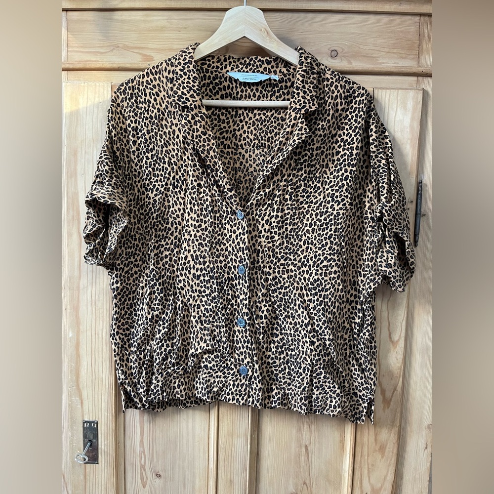 & Other Stories Animal Print Blouse